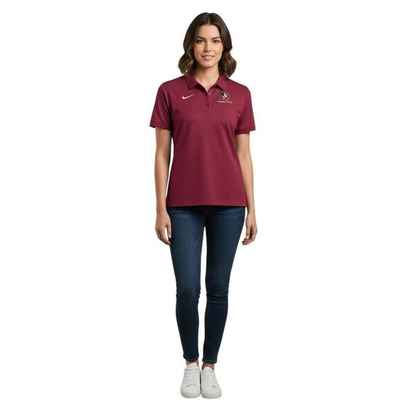 FSU Florida State University FSU Seminoles polo Athletic Dry Fit T-shirt size L - Picture 5 of 11